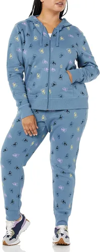 Vista 10 de Amazon Essentials Disney Marvel Star Wars - Pantalones deportivos de vellón de rizo francés para mujer
