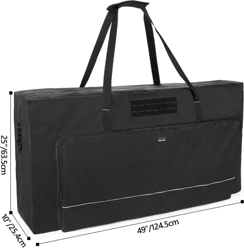 Vista 6 de GOBUROS - Funda de transporte para tablero de cornhole de 4 x 2 pies, se adapta al tamaño reglamentario, solo bolsa Cornhole Carry Bag with Front