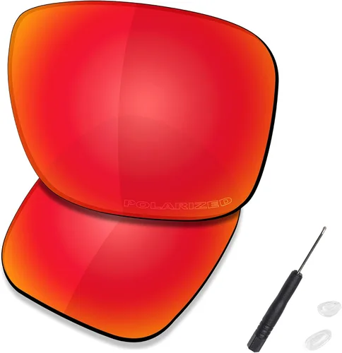 Vista 9 de SAUCER Premium Replacement Lenses & H20 Screwdriver & Nose Pieces for Oakley Holbrook Metal OO4123 UV400 Protection