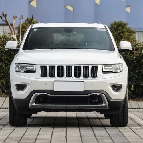 Vista 4 de JeCar Cubierta delantera para faros antiniebla, bisel, accesorios exteriores para Jeep Grand Cherokee 2014-2016, color negro