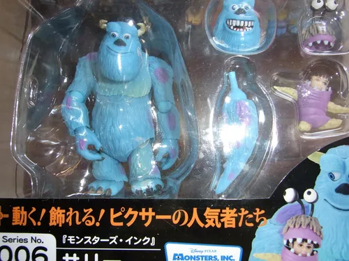 Vista 2 de Revoltech - Figura de acción de la colección de figuras de Disney Pixar de Monsters, Inc James P. Sullivan