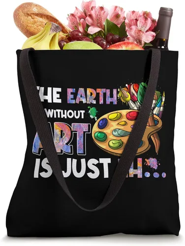 Vista 4 de The Earth Without ART Is Just EH Bolso de mano