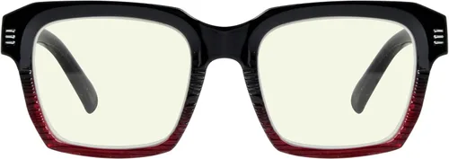 Vista 9 de Eyekepper Gafas de lectura para mujeres con bloqueo de luz azul, diseño retro, lectores de computadora - negro Negro-2002