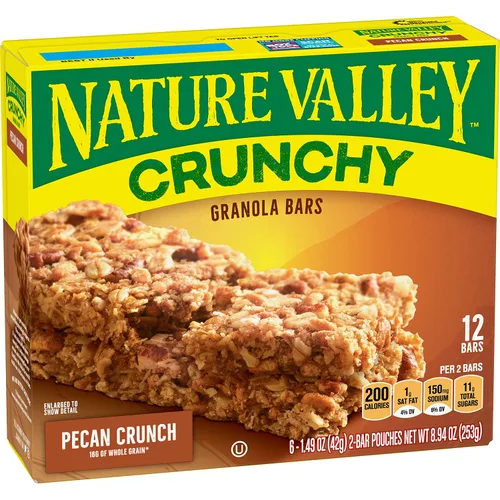 Vista 9 de Nature Valley Barras de granola crujientes, canela, 12 barras, 8.94 onzas (6 bolsas)