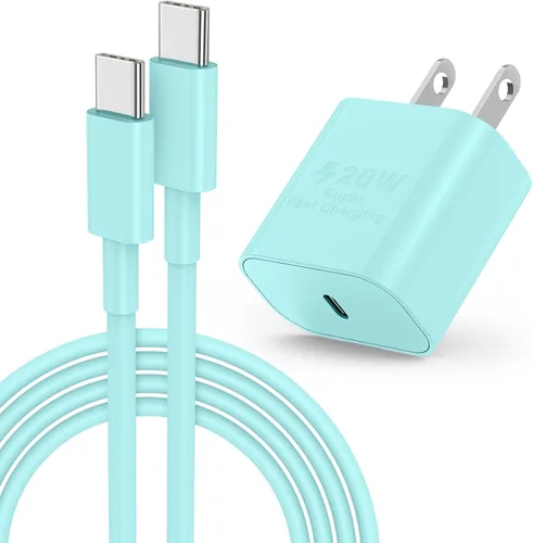 Vista 14 de Cargador rápido para iPhone 17 16 15 y cable tipo C a C de 10 pies de largo, bloque de carga USB C para Apple iPhone 17 Pro Max/17 Air/16 Pro/15