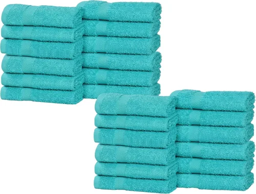 Vista 83 de Superior Juego de toallas surtidas de algodón de 18 piezas, incluye 8 toallas faciales, 6 manos y 4 toallas de baño, artículos esenciales
