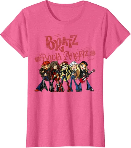 Vista 39 de Bratz Camiseta Rock Angelz Group Shot Negro