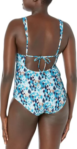 Vista 2 de La Blanca Traje de baño tankini estándar sobre el hombro para mujer