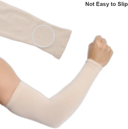 Vista 4 de Finrray Fundas de brazo de enfriamiento con protección UV, mangas solares para mujeres, niñas, adultos, jóvenes y hombres, ciclismo, correr, golf