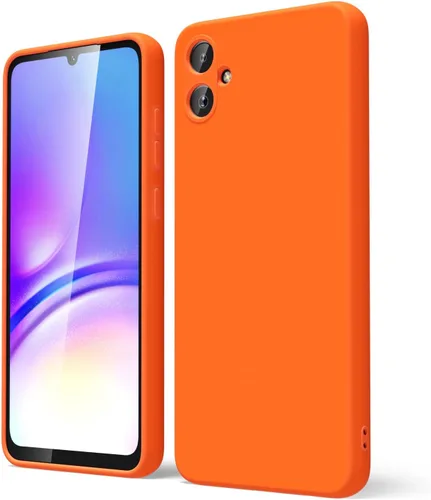 Vista 164 de oakxco Funda para teléfono Samsung Galaxy A12 con agarre de silicona líquida, linda delgada fina suave cubierta de gel de goma TPU lisa para mujeres