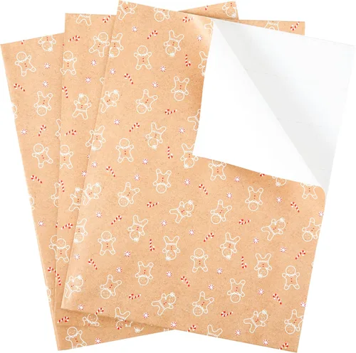 Vista 10 de The Gift Wrap Company 58-189227 Juego de hojas de papel para envolver regalos con diseño de animales de fiesta, 30 x 23 pulgadas, multicolor, 3