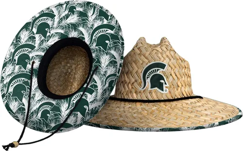 Vista 120 de FOCO - Sombrero de paja con logotipo de equipo universitario de NCAA y estampado floral para hombre