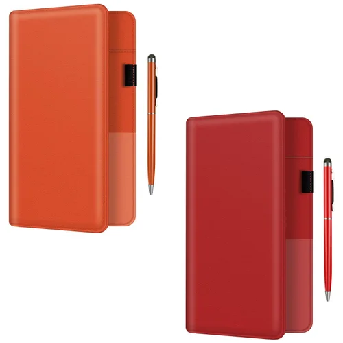 Vista 7 de BVYA Juego de 2 unidades, libro de servidor para camarera, libro de 5 x 9 pulgadas con bolsillo con cremallera, organizador de cartera de servidor 2
