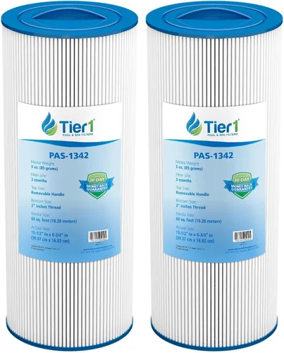 Vista 9 de Tier1 Cartucho de filtro de spa de repuesto para Jacuzzi J300 y J400 Compatible con 6541-383, PJW60TL-OT-F2S, 6CH-961 15-1/2 pulgadas x 6-3/4