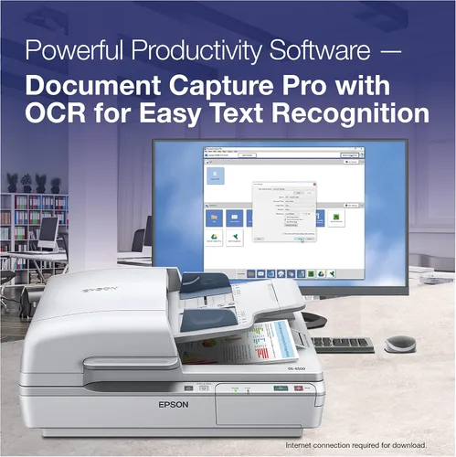 Vista 6 de Epson WorkForce DS-6500 - Escáner de hojas y documentos a color, alimentador automático de documentos (ADF) y dúplex de 100 páginas (B11B205221)