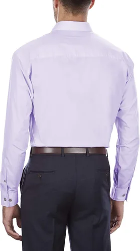 Vista 2 de Kenneth Cole - Camisa de vestir para hombre, ajuste regular, color liso