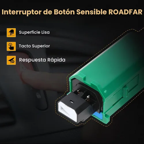 Vista 4 de ROADFAR Interruptor de advertencia de peligro para Chevrolet CORVETTE 1997-2004
