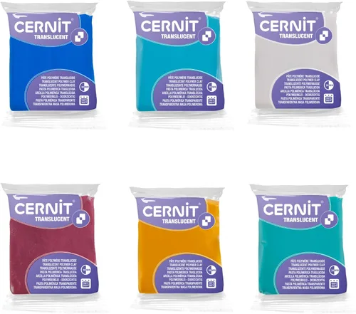 Vista 8 de CERNIT Arcilla transparente 1.98 oz, ámbar, 2.8 x 2.2 x 0.6 in