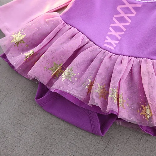 Vista 108 de Disfraz de princesa de Belle Sofía Blancanieves para niñas pequeñas, disfraz de princesa, Navidad, Halloween, mameluco con diadema