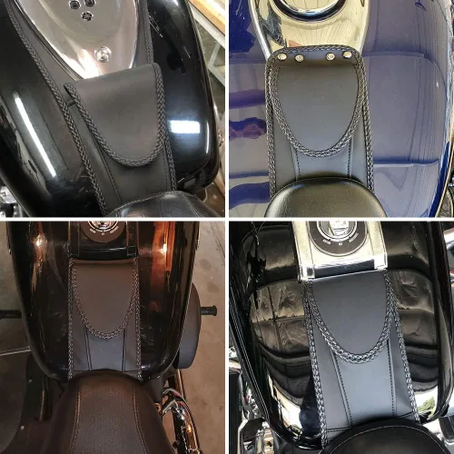 Vista 6 de Three T Funda para peto de tanque de gasolina para Harley Softail FLST FLSTN FLSTF FLSTC FLSTS, FXST FXSTB FXSTI FXSTS FXSTC