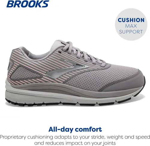Vista 2 de Brooks Zapatos para caminar Addiction Walker de gamuza para mujer