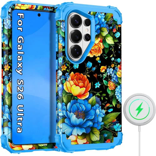 Vista 32 de Hekodonk Funda para Galaxy A17 5G, tres capas de protección resistente a prueba de golpes, plástico duro+silicona suave, funda protectora de cuerpo