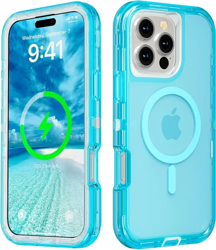 Vista 11 de Follaroma Funda para iPhone 11, Compatible con MagSafe, Fundas de Teléfono de Protección Resistente a Prueba de Golpes de Servicio Pesado