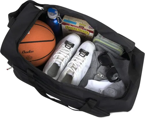 Vista 3 de Bolsas de lona ligeras para hombres y mujeres para viajar, el gimnasio y como bolsa de equipo deportivoorganizador