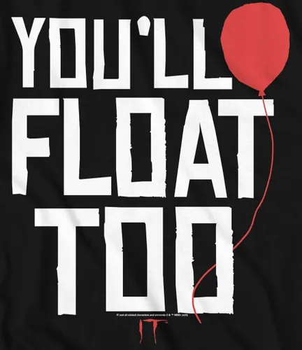Vista 5 de It Camiseta para hombre adulto con texto en inglés "You Float Too Pennywise Balloon