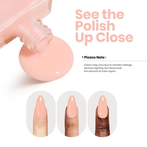 Vista 7 de Beetles - Esmalte de uñas Bubble Bliss, 2 en 1, fortalecedor de uñas, esmalte de crecimiento de uñas, capa base para uñas delgadas dañadas, uñas