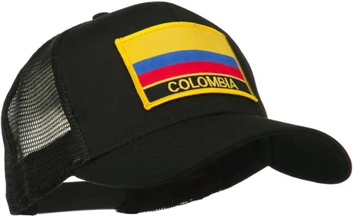 Vista 5 de e4Hats.com - Gorra de malla, diseño de bandera de América del Sur