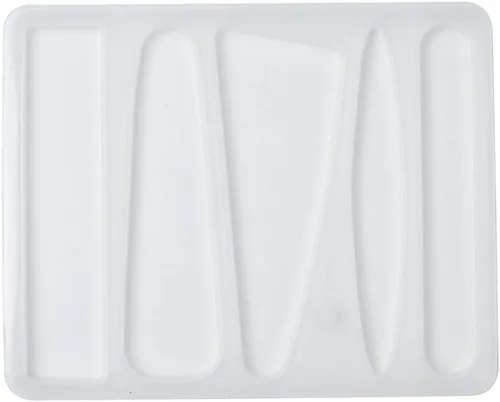 Vista 6 de 1 pinza para el cabello, molde de silicona, forma de barra rectangular en forma de lágrima, clip de resina, molde de fundición para hacer pasadores