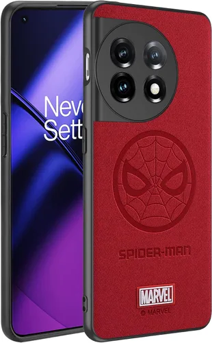 Vista 3 de IRON SPIDER Funda para OnePlus 11 5G, con personaje de superhéroe, compatible con OnePlus 11 (rojo) para hombre y mujer