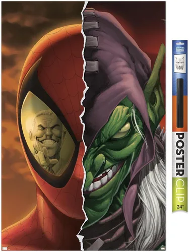 Vista 19 de Trends International Marvel Comics-Green Goblin-Spider-Man: House of M #4 Póster de pared, 14.725 x 22.375 pulgadas, versión enmarcada de madera