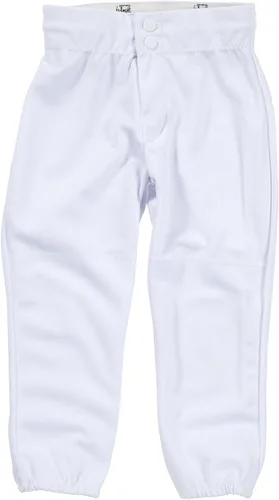 Vista 5 de Pantalones Intensity de punto doble y cintura baja para niñas, versión para jóvenes Negro