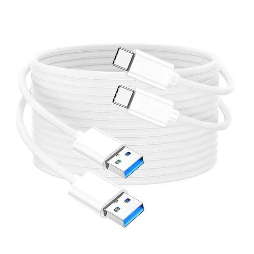 Vista 28 de Cable corto USB A a USB C 3.1 de 6 pulgadas, 0.5 pies, cable de transferencia de datos de alta velocidad de 10 Gbps compatible con MacBook Pro, iPad
