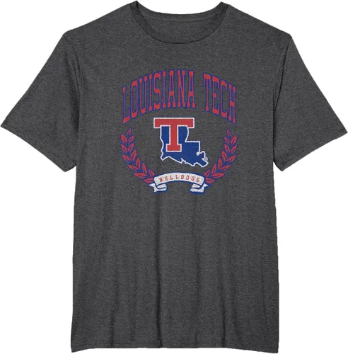 Vista 19 de Louisiana Tech Bulldogs Varsity Logo - Camiseta con licencia oficial, Negro