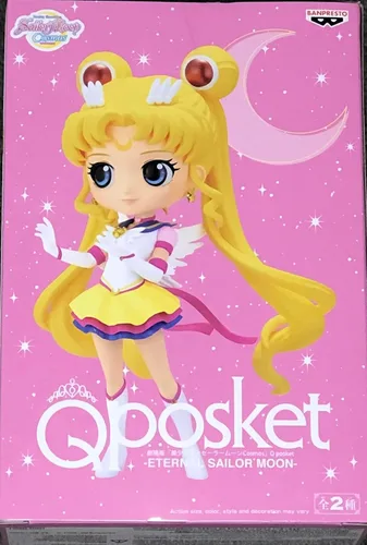 Vista 17 de Banpresto - Pretty Guardian Sailor Moon Cosmos La Película - Sailor Chibi Moon Eterno (ver. A), Figura Q Posket de Bandai Spirits