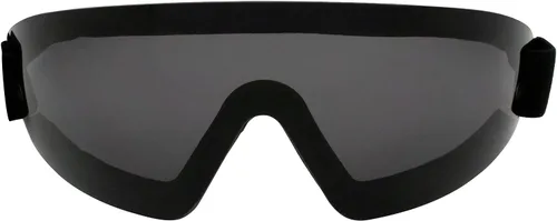 Vista 4 de Birdz Gafas de seguridad para deportes acuáticos, paracaidismo y motocicleta, montura negra acolchada con lentes amarillas ahumadas transparentes