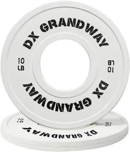 Vista 9 de Placas de Peso de Cambio de Fitness 1.25LB 2.5LB 5LB Pares Placas de Soporte Placas Olímpicas para Levantamiento de Pesas Placas de Peso Bumper
