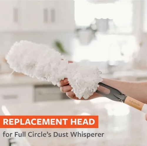 Vista 6 de Full Circle Dust Whisperer - Recambio de plumero de microfibra, extensible, lavable, para ventiladores de techo, persianas, muebles