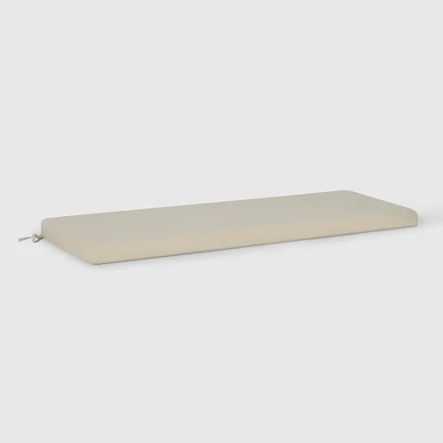 Vista 4 de WestinTrends Solace - Cojín para asiento de banco de patio al aire libre, resistente al agua, 39 x 18, beige