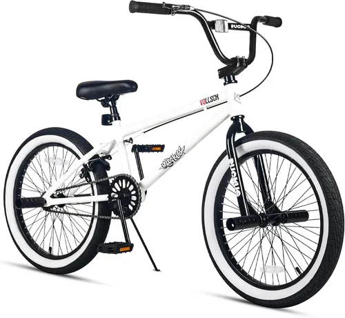Vista 26 de vollsch Bicicletas BMX Freestyle de 18 y 20 pulgadas para adolescentes de 6 a 15 años de edad, niños, niñas, principiantes con palanca, varios