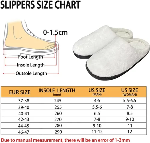 Vista 5 de Pantuflas cálidas para hombres y mujeres, suaves y cómodas pantuflas de casa, ligeras, sin cordones, esponjosas, para dormitorio, zapatos
