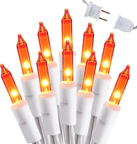 Vista 9 de Brizled Luces de Navidad, 600 luces incandescentes de 139.2 pies, mini luces conectables con certificación UL de 120V para decoración de Navidad