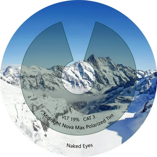 Vista 4 de Lentes de repuesto de rendimiento compatibles con Oakley Offshoot OO9190 Polarized Etched-Midnight Nova
