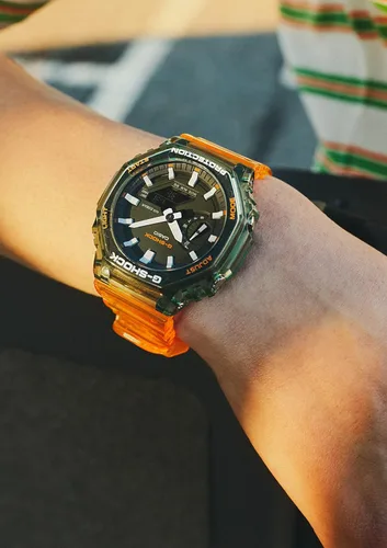 Vista 2 de Casio G-Shock GA-2100HC-4AJF Banda de goma G-Shock 20 ATM resistente al agua Hidden Coast para hombre
