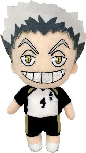 Vista 3 de Great Eastern Entertainment Haikyu - Peluche Kotaro Bokuto sentado de 7 pulgadas