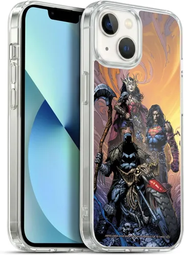 Vista 140 de Head Case Designs Funda de gel con licencia oficial de la Liga de la Justicia DC Comics #10 Darkseid War Comic Book Cover