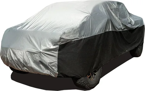 Vista 10 de Season Guard Ultimate Plus - Funda para automóvil, 100% aluminio impermeable con forro polar de algodón y tela transpirable con dos correas